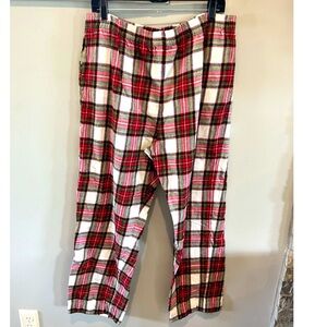 Hanna Andersson Men’s Adult Holiday Flannel Pajama Pants XL